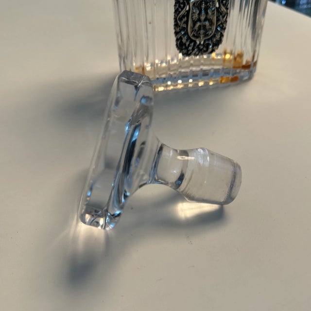 1960s Glass Decanter With Tag For Sale - Image 4 of 5