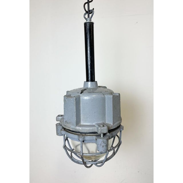 Dark Grey Cast Aluminium Explosion Proof Light from Elba, 1970s For Sale - Image 14 of 17