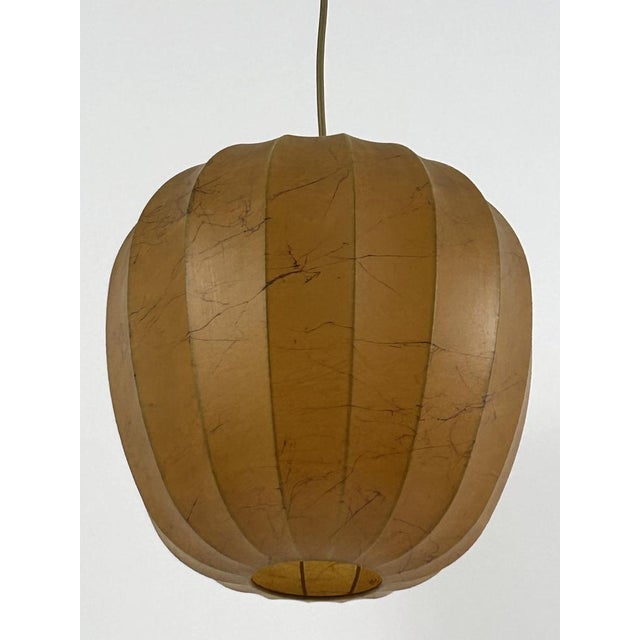 Mid-Century Modern Cocoon Pendant Lamp, Sweden, 1960s For Sale - Image 4 of 18