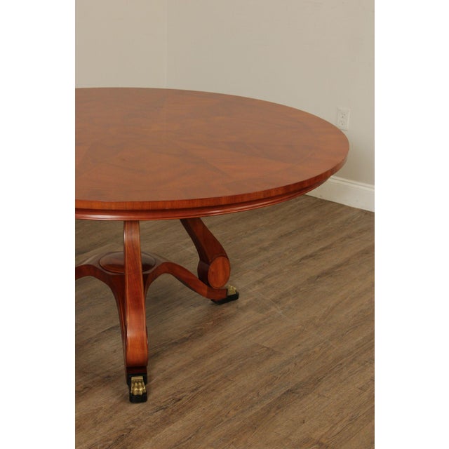 John Widdicomb Round Mahogany Dining Table Designed By Chad Womack For Sale - Image 10 of 18