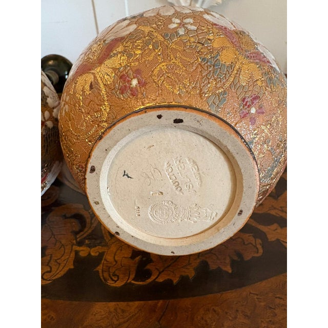 Late 19th Century Slater Stoneware Vases from Royal Doulton, 1880s, Set of 2 For Sale - Image 5 of 12