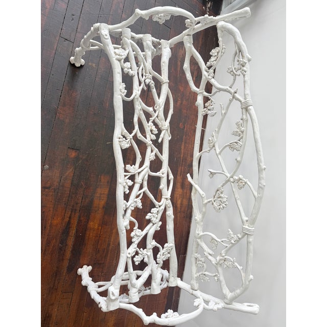 Victorian Cast Iron Rustic Oak Vine & Serpent Bench, James Haywood C. 1860 For Sale In Providence - Image 6 of 11