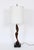 Mid-Century Modern 1950s Tall Yasha Heifetz Mahogany Figural Table Lamp For Sale - Image 3 of 13