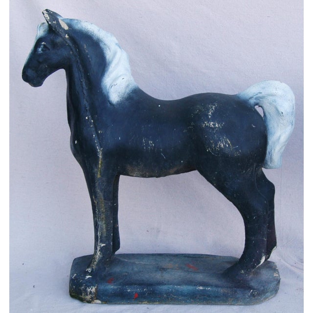 1950s Concrete Horse Garden Statues A Pair Chairish