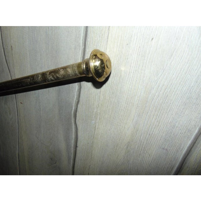 Pre-War Brass Curtain Rail For Sale - Image 3 of 5
