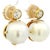 Circa 1990 18k White Gold South Sea Pearl and 1.00 Ct Diamond Earrings For Sale - Image 13 of 14