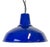 Industrial Blue Enamel Factory Pendant Lamp, 1960s For Sale