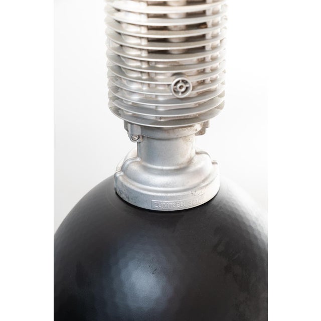Black Vintage Industrial Pendant Lamps, 1990s, Set of 9 For Sale - Image 8 of 18