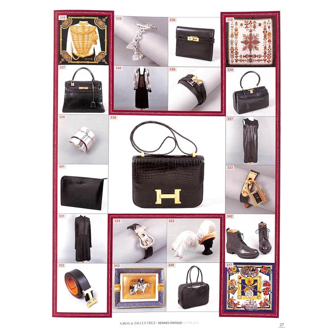 Hermès Paris Vintage Auction Catalog 2016 For Sale - Image 4 of 11