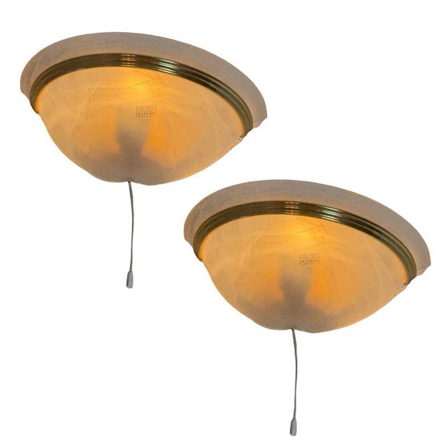 Gold Hollywood Regency Style Sconce in Murano Glass from Honsel, Set of 2 For Sale - Image 8 of 8