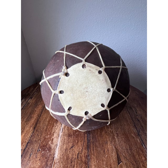 Mid 20th Century Vintage Tarahumara Raramuri Pottery Vase Handmade Native American/Mexican Vessel 11" Height For Sale - Image 5 of 12