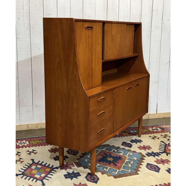 English Teak Bar Buffet, 1970s For Sale - Image 13 of 16