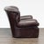 Restoration Hardware Restoration Hardware Churchill Brown Leather Lounge Chair With Rolled Arms For Sale - Image 4 of 6