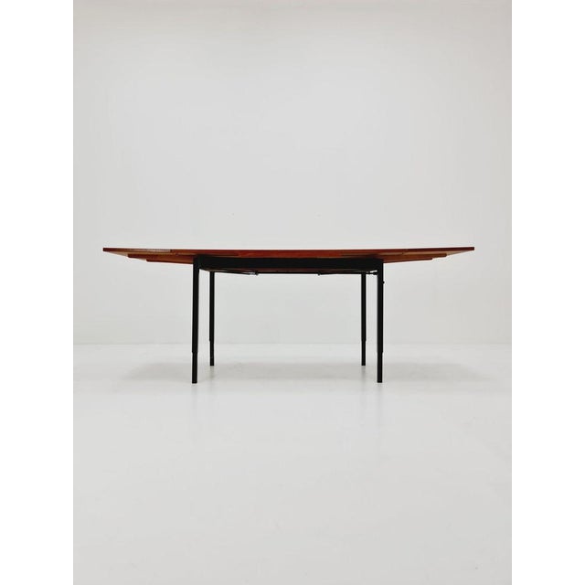 Wood Vintage German Teak Extendable Dining Table, 1950s For Sale - Image 7 of 11