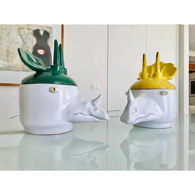 Contemporary Triceratops Container For Sale - Image 3 of 4