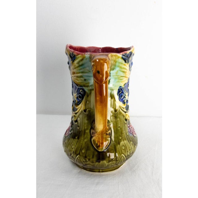 Antique Art Nouveau Pitcher, 1890s For Sale - Image 3 of 9