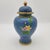 Late 20th Century Large Blue Chinese Cloisonne Urn For Sale - Image 5 of 11