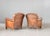 Art Deco French Leather Armchairs 1920s, Set of 2 For Sale - Image 11 of 17