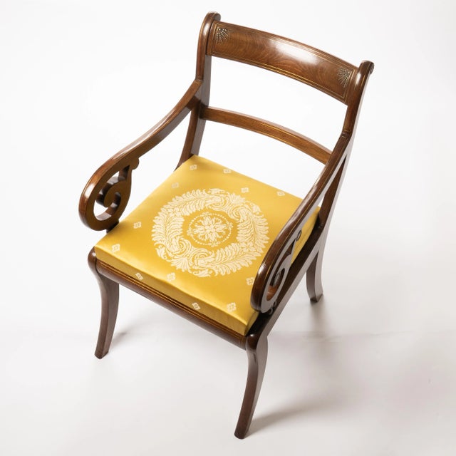 English English Mahogany Arm Chair With Upholstered Seat, 1820 For Sale - Image 3 of 11