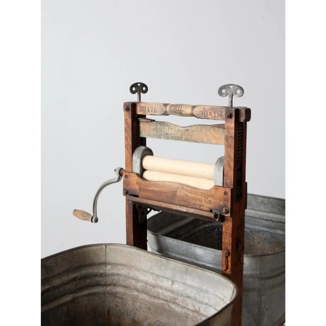 Vintage Belknap Bluegrass Wringer Washstand For Sale - Image 12 of 13