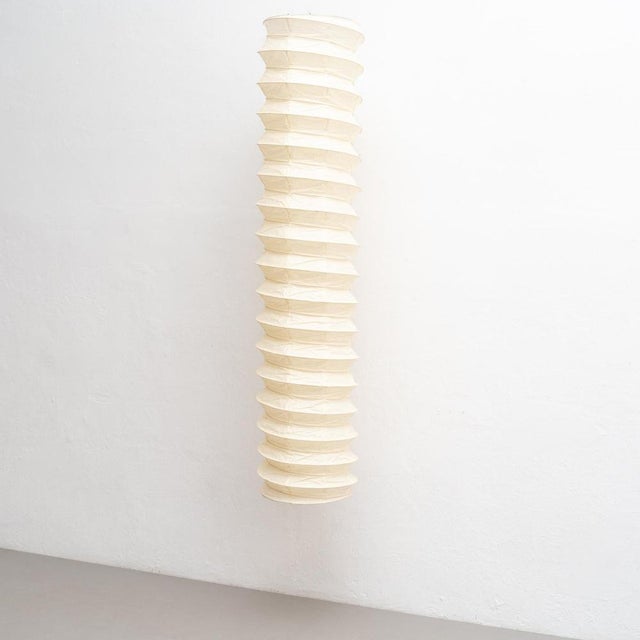 Akari Ceiling Lamp 31n attributed to Isamu Noguchi, 1990s For Sale - Image 10 of 13