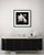 A striking black-and-white botanical print featuring Brugmansia Flower, meticulously restored and remastered from an...