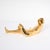 Mid-Century Modern Mid-Century Gold-Plated Ceramic Sculpture of a Reclining Man Signed Jaru For Sale - Image 3 of 14