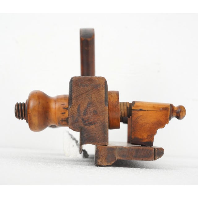 Antique Wooden Plow Molding Plane For Sale - Image 6 of 9