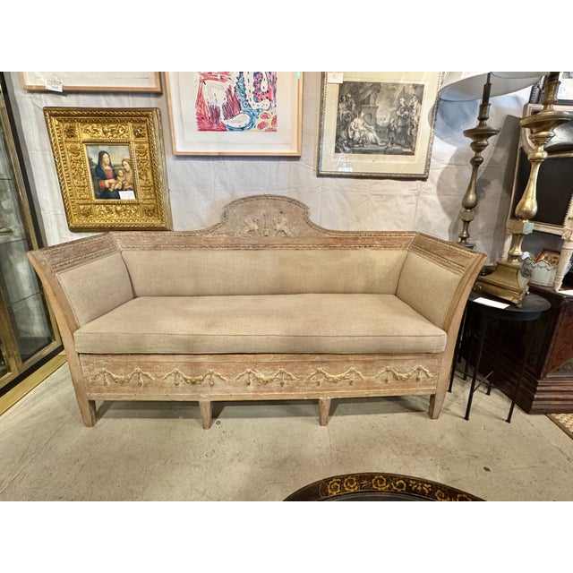Gustavian Swedish Neoclassical Sofa For Sale - Image 11 of 12