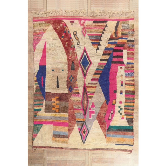 Contemporary Boujad Moroccan Rug, 09'10 X 12'11 For Sale - Image 10 of 10
