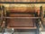 Vintage English Mahogany Green Tooled-Leather Tea/Occasional Table For Sale - Image 4 of 12