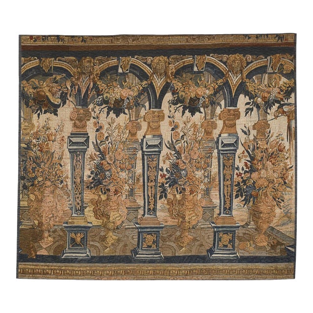 Colonnades Silkscreen Tapestry - 218 X 245 Cm (7'2" X 8'0") - Requires Rod Size 6 For Sale