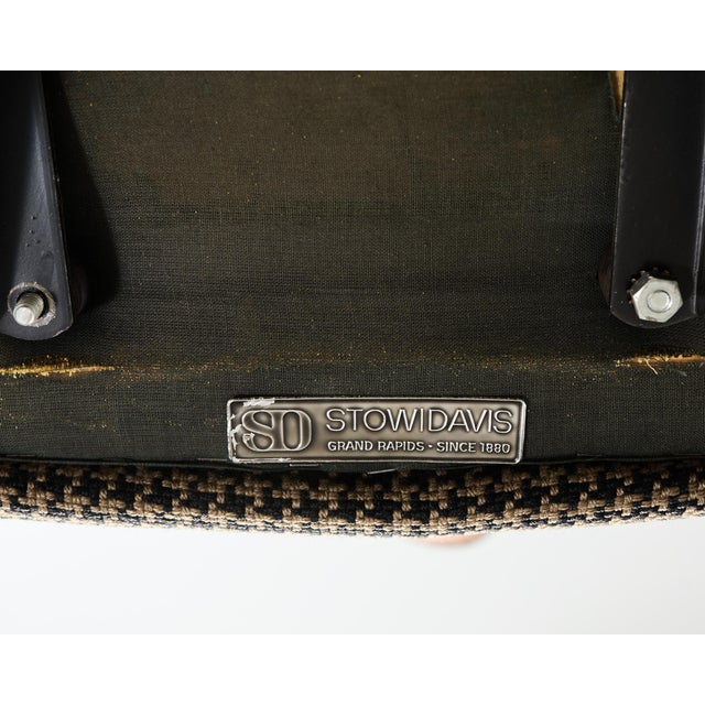 Mid 20th Century Bert England Office Swivel Steel Desk Armchair for Stow Davis For Sale - Image 5 of 18