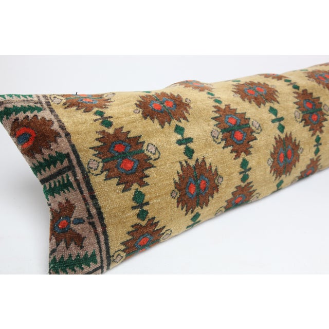 Handwoven Bohemian Home Decor Turkish Rug Pillow Cover -12'' X 45'' For Sale - Image 9 of 9
