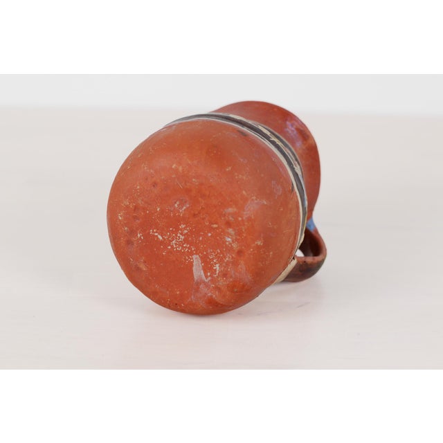 Mid-Century Mexican Redware Pitcher For Sale - Image 13 of 14
