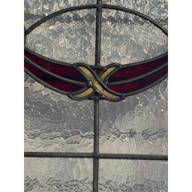 Early 20th Century Stained Glass Window For Sale - Image 11 of 11