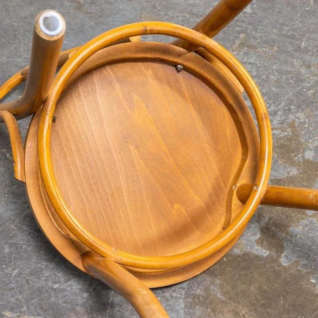 1970's Bentwood Honey Beech Hoop Bentwood Dining Chairs - Large Quantity Available. Sourced in France these are late...
