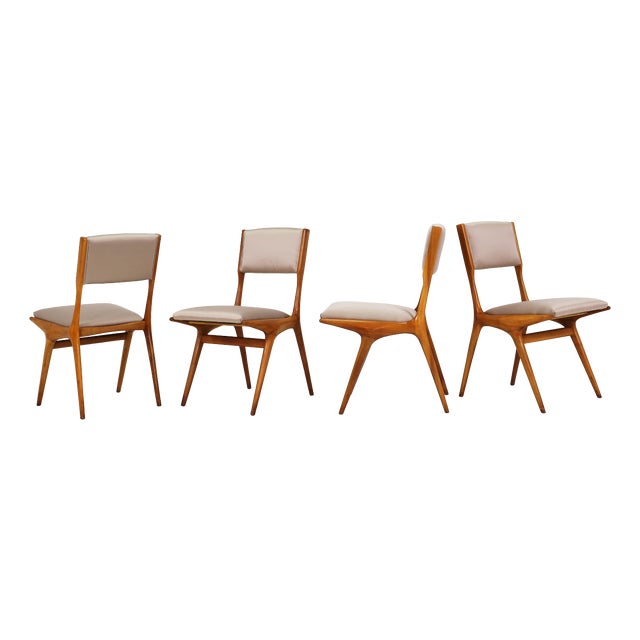 Dining Chairs by Carlo De Carli for Cassina, Italy, 1954, Set of 4 For Sale