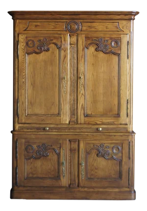 Late 20th Century Baker Parisian Armoire Cabinet