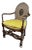 Adams Style Oval Back Cane Chair For Sale