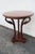 Carved Swan Round Solid Mahogany Side End Table 6173 For Sale - Image 10 of 12