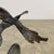 Large Jumping Frog Sculpture – Hand Cast Bronze Garden Accent, 32” Tall For Sale - Image 9 of 10
