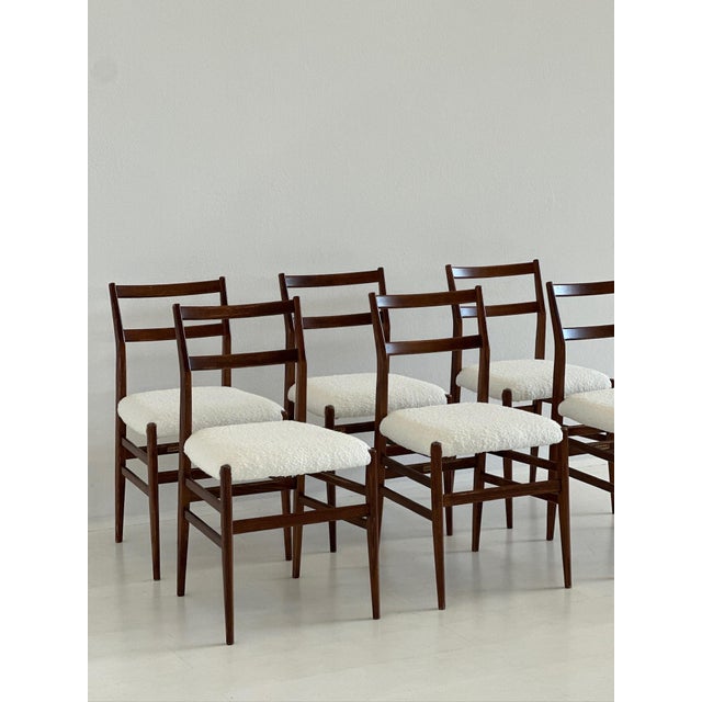 Leggera Dining Chairs by Gio Ponti for Cassina, 1950s, Set of 6 For Sale - Image 14 of 15