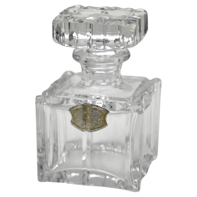 Val Saint Lambert set of 3 with label shown in various factory catalogues, 1950s. Beautiful Val Saint Lambert circular...