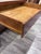 Wood Antique Mission Oak Trestle Pedestal Base Library Table Console Hall Table For Sale - Image 7 of 14