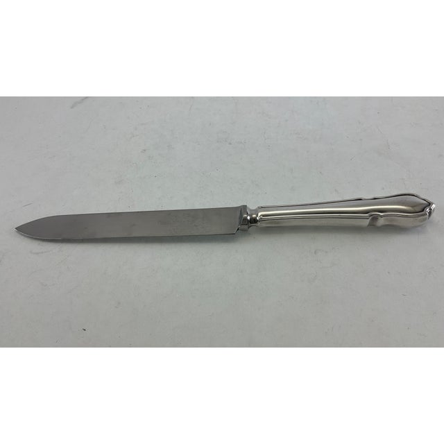 1980s 1980s Silver Bridal Cake Knife., Du Barry For Sale - Image 5 of 14