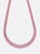 Elegant 18k Gold Necklace With Pink Sapphire, New Design For Sale In New York - Image 6 of 7