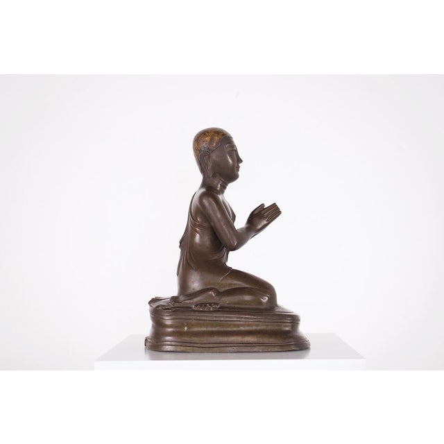 Burmese Artist, Adoring Moggallana, 1890s-1910s, Bronze For Sale - Image 9 of 11