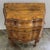 1950s Italian Olivewood Burl Bombe Chest, 2-Drawer, Circa 1950s For Sale - Image 5 of 10