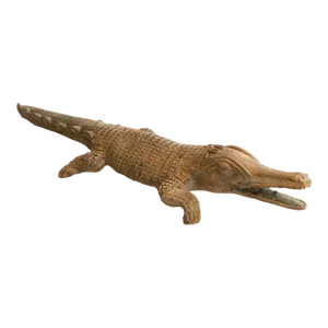 Vintage African Crocodile Sculpture
